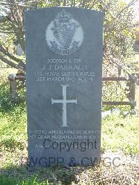 Belfast City Cemetery - Darragh, Joseph John