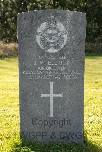 Belfast City Cemetery - Elliott, John William