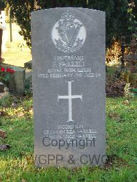 Belfast City Cemetery - Farrell, Francis