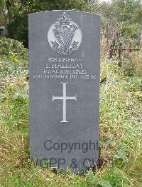 Belfast City Cemetery - Halliday, Stephen