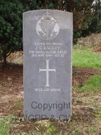 Belfast City Cemetery - Lackey, John Campbell