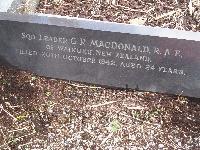 Belfast City Cemetery - MacDonald, George Rodoway