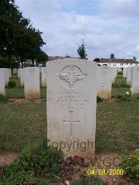 Ranville War Cemetery - Johnson, Dennis