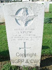 Ranville War Cemetery - Kipling, Harold