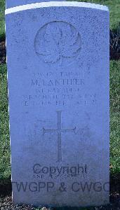 Ranville War Cemetery - Lanthier, Marcel