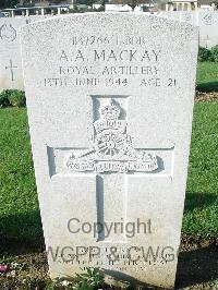 Ranville War Cemetery - MacKay, Alfred Arthur