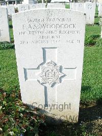 Ranville War Cemetery - Woodcock, Eric Arthur Sinclair